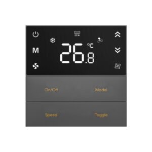 Black & White Touch Screen Thermostat
